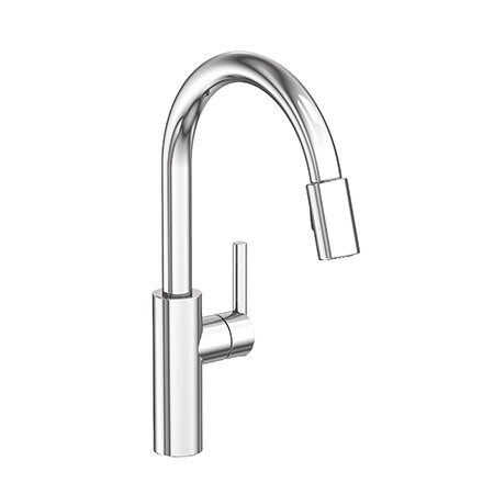 Newport Brass Pull-Down Kitchen Faucet in Weathered Brass 1500-5103/03W